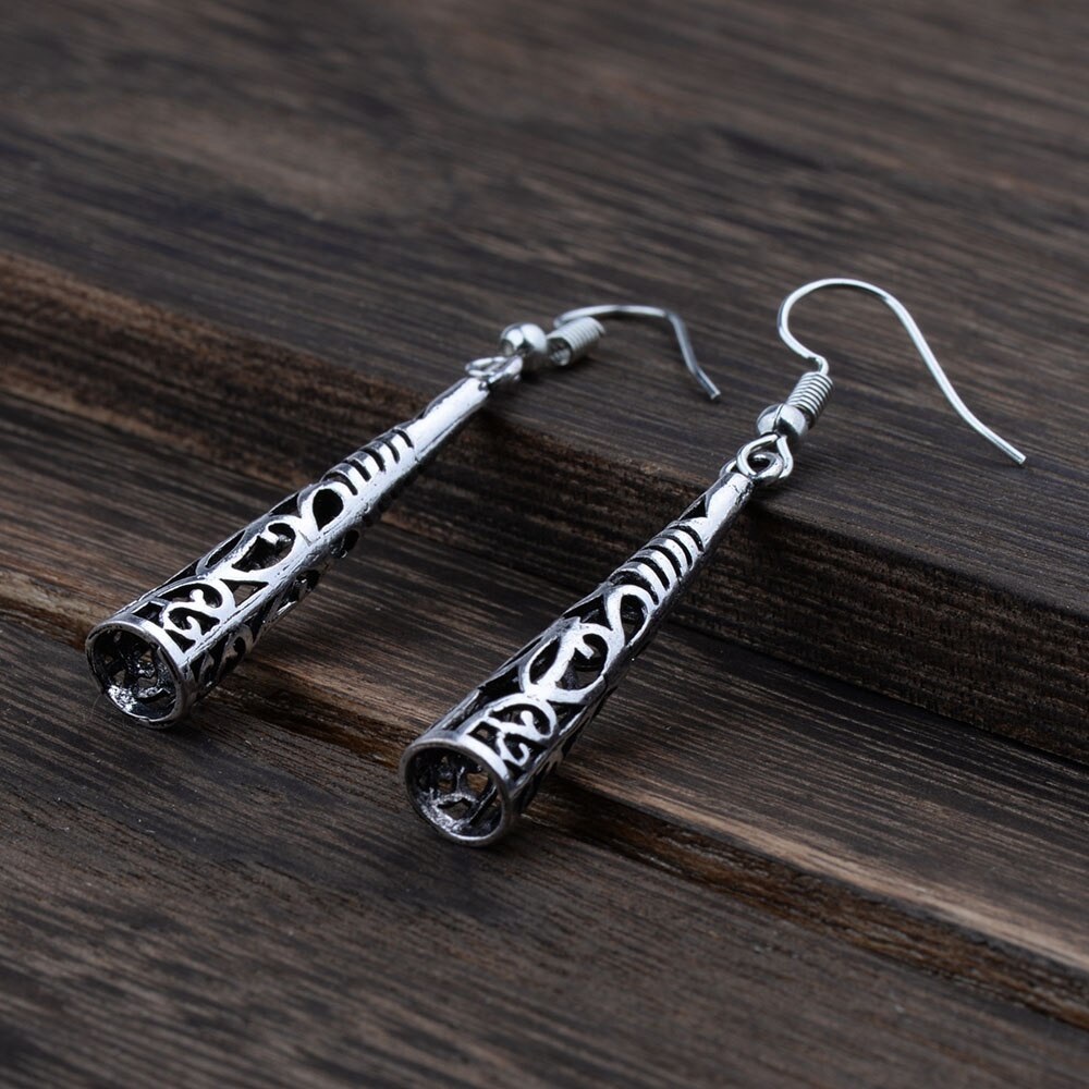 Any 2/$20! Antiqued Silver Boho Totem Earrings - Picture 6 of 9